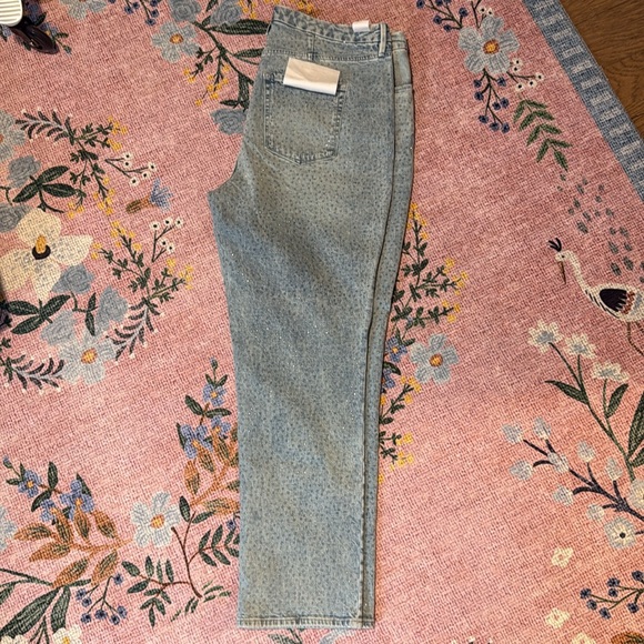 Good American Gem Good Icon High-Rise Straight-Leg Jeans - Orig $249 - NWT - Picture 7 of 10